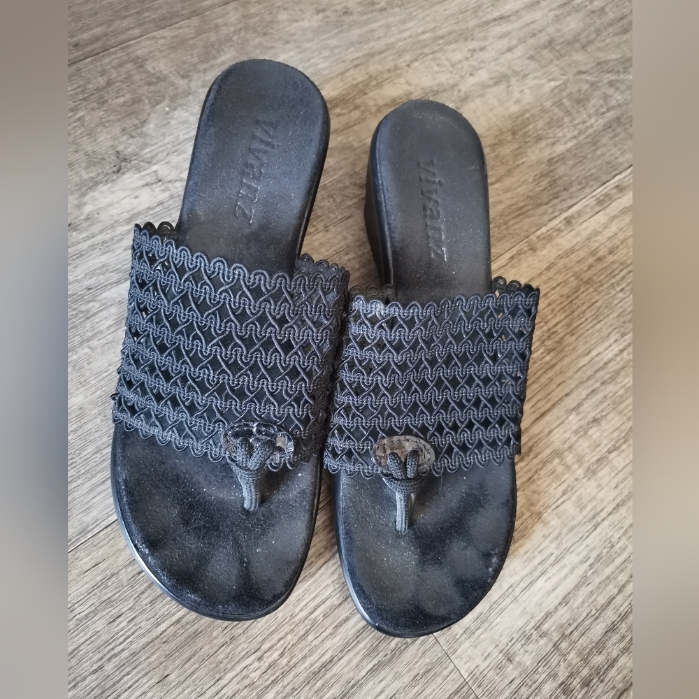 Vivanz Women's  Sandals Black Size 6
